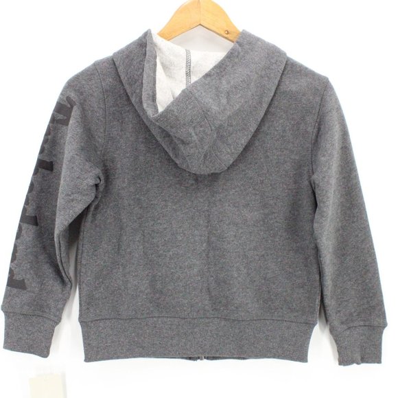 Timberland Hoodie Sweatshirt Boys Kids Gray Full Zip Cotton Size Small S NWT - Picture 7 of 9